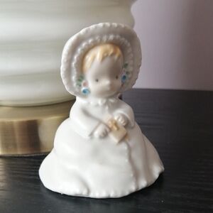 Vintage Enesco Kinka Christening Baby Porcelain Figurine